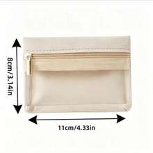 3 Buah Kotak Perhiasan Mini, Organizer Perhiasan Perjalanan Portabel dengan Resleting, Cocok untuk Anting, Cincin, Kalung, Liontin, Jam Tangan, Perlengkapan Perjalanan Penting - MultiWarna - View 11