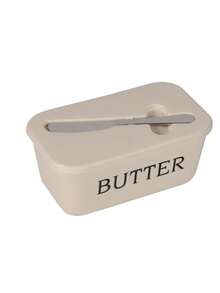 1pc Butter Dish With Lid And Butter Knife, Butter Storage Box With Built-In Spreading Slot, Fits East And West Coast Butter Sticks, Refrigerator Countertop Butter Box, Suitable For Kitchen, Dining Table, Breakfast, College Dorm Essentials - Multiple Styles and Colors - View 16
