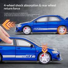 Maisto 1 Buah, Panjang 20,8 Cm, Lebar 9 Cm, Tinggi 6,2 Cm, Model Mobil Koleksi Die-Cast Alloy IX Skala 1:24, Dengan Ban Karet Simulasi dan Sayap Belakang Logam. Dapat Digunakan Sebagai Hiasan Meja - MultiWarna - View 3