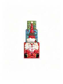 Christmas Gift Box Set, Stackable Nesting Christmas Gift Boxes With Lids, 4 Styles: Snowman/Santa/Deer/Christmas Tree, Suitable For Gift Packaging And Christmas Party Decoration, Can Hold Gifts - Gift Box - View 12