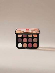 MAC Connect In Colour Eyeshadow Palette 12.2g – Eyeshadow Palette, Blendable, For Makeup Artists, Burgundy, High-Pigment Formula, Suitable For Daily Glam - Future Flame - View 1