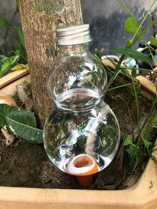 新款大容量自動澆水裝置，透明自吸水球附黏土尖頭，適用盆栽植物的緩釋滴灌插頭，居家園藝免手動澆水工具 - 多色 - 查看 4