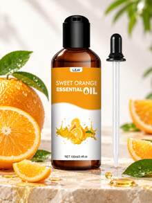 Sweet Orange Essential Oil 3 Sizes 100ml 30ml For Diffusers, Diffusion Stones, Humidifiers, Suitable For Home Decor, Bedroom, Car, Room, Bathroom Etc., Gentle & Fresh Alcohol-Free - Sweet Orange Essential Oil - View 5