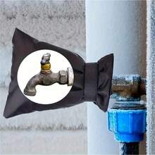 2/1pc Outdoor Faucet Anti-Freeze Cover, With Flame Retardant And Anti-Freeze Protection - 420D Oxford Fabric, Black, Reusable Faucet Protector, Suitable For Yard, Garden, Winter Insulation, Classic Style, Durable And Easy To Install - Long Faucet Cover - View 10