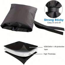 5/3/2/1pc Outdoor Faucet Anti-Freeze Cover, With Flame Retardant And Anti-Freeze Protection - 420D Oxford Fabric, Black, Reusable Faucet Protector, Suitable For Yard, Garden, Winter Insulation, Classic Style, Durable And Easy To Install - Faucet Cover - View 6