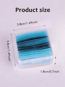 Black Eyelash Extension Tape, Temperature Sensitive Refill, Jelly Texture, Glue-Free Self-Adhesive False Eyelash Tape, Eyelash Tape Tool - Black - View 2