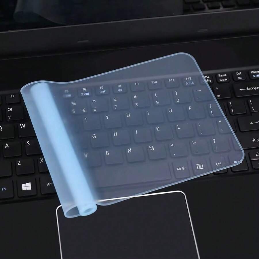 Película De Silicone Para Teclado Notebook 12/14 Pol - Visão 1