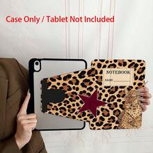 Tablet Protective Case, 360° Rotatable & Foldable, Exquisite Printed Pattern, Shockproof Anti-Slip Anti-Scratch, Supports Auto Sleep/Wake, Acrylic Material, Lightweight Foldable, With Stand Design - Multicolor - View 1
