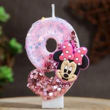 Hasbro Birthday Candle Creative Glitter Cake Anniversary Celebration Atmosphere Candle Plug Number Customized Party Supplies DIY Handmade Number Candles 0-9 - Multi-color - View 10