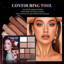 ROMCOM 5‑Pages Integrated Cosmetic Book Palette Set,Varied Matte And Shimmer Shades For Eyes,Cheeks And Lips,Even Color Rendering,Easy To Apply,No Caking,Travel‑Friendly Large Makeup Kit For Beginners And Makeup Lovers For Multiple Occasion Styling - Set - View 11