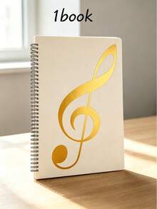 Buku Catatan Manuskrip Musik Kosong, Termasuk Tata Letak Staf untuk Komposisi dan Kertas Manuskrip, Tempat Penyimpanan Partitur Musik, Buku Catatan Partitur Piano untuk Pelajar, Tahan Air dan Dapat Dilipat, Map Tempat Penyimpanan Partitur Piano - A - View 10