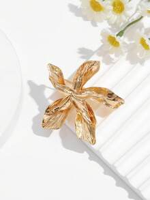 1pc Fashionable European & American Creative Versatile Elegant Floral Brooch Pin, Suitable For Women's Daily Wear Decoration And Gift Giving - Multicolor - View 8