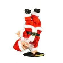 Cute Rotating Handstand Santa Claus Doll, Car Rear Trunk Exterior Hanging Decoration, Vehicle Accessory - A - View 7