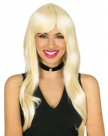 KIWI Long 80s Style Blonde Wig For Adults, Long And Wavy Costume Accessory In Box, Ideal For Halloween And Carnival - Option 24 - View 3