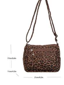 Tas Selempang Minimalis dengan Banyak Kantong, Tas Bahu, Tas Kecil Serbaguna yang Cocok untuk Perjalanan, Belanja, dan Liburan - MultiWarna - View 2