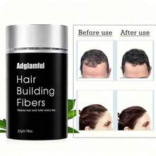 Adglamful 22g 髮纖維粉，物理增厚髮纖維粉，吸附頭髮使髮量顯得更豐盈，適合頭髮稀疏者，即時髮纖維粉，4色，1件/2件/4件可選 - 多色 - 查看 10