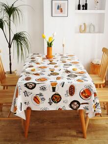 Rectangle PVC Tablecloth Waterproof Spill‑Proof Easy Clean Table Cover Decorative Table Protector For Dining Room Banquet Daily Use - Multicolor - View 3