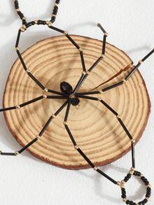 Halloween Spider Finger Chain Dark Style Personalized Versatile Bracelet - Multicolor - View 4