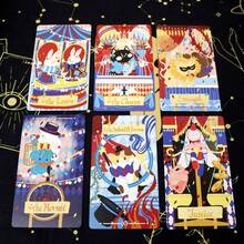 1 Set Kartu Tarot DramaGiac Gaya Sirkus, Permainan Kartu Ramalan Spiritual untuk Meditasi & Refleksi Diri, Hadiah Koleksi Kartu untuk Penggemar, 78 Kartu, Cocok untuk Permainan Hiburan Pesta - MultiWarna - View 2