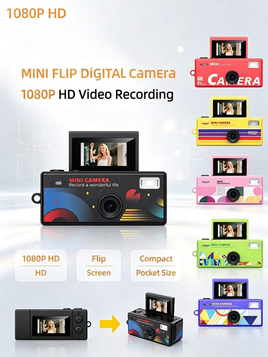 Mini Digital Camera Pendant, High Pixel CCD Camera, Campus Digital Camera - View 1