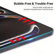 1-Pack Dustproof Tempered Glass Screen Protector, Compatible With IPad, Auto Dust Removal Kit, Compatible With IPad 11-Inch A16 (2025 Model, 11th Gen), 10.9-Inch (2022 Model, 10th Gen), Pro 13, Pro 11, Air 5, Mini 4/5/6, Air 11/13 M5/M4/M3/M2 2026/2025/2024, 9H Hardness High Definition Protector, Anti-Scratch, Auto Installation Tool Auto Alignment Kit, Screen Protector, - Clear - View 5