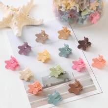 100pcs/50pcs/30pcs Mini Flower Hair Clips, Mini Claw Clips, Cute Chin Clips, Women, Teen Hair Accessories, Colorful Mini Hair Clips, Suitable For Girls' Bangs And Loose Hair, Soft And Comfortable Grip For Fine Hair, Suitable For All Seasons, Casual Daily Wear - Multicolor - View 4