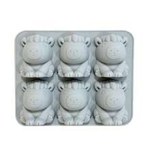 1pc Mini Capybara Ice Mold, 6-Cavity Capybara Ice Mold, Capybara Ice Film, Capybara Ice Film, Creative Ice Film, Cute 3D Ice Cubes, Suitable For Drinks, Parties And Gifts - B - View 10