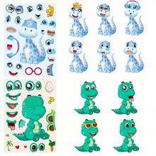6 Lembar Stiker Puzzle DIY, Stiker Ekspresi Hewan Lucu, 12 Desain Stiker Berbeda, Cocok untuk Souvenir Pesta, Seni & Kerajinan, Perayaan Hari Raya, Hadiah Halloween, Musim Kembali ke Sekolah dan Lainnya. - MultiWarna - View 3