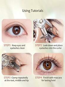 Long-Lasting Curling Eyelash Curler For Women, Partial Styling, Full Opening, Beginner Professional New Model - Multicolor - View 7