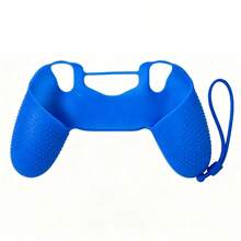 Anti Slip Rubber Protective Skin Case For Dualshock4PS4Pro Slim Controller Cover With Hand Wrist Strap 2 Silicone Analog Grip - View 4