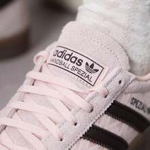 Adidas Women's Handball Spezial W German Army Trainer Sneakers - Pink/Black - View 9