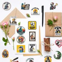 50pcs Super Electrician Creative Graffiti Stickers Suitable For Decorating Laptop Water Bottles, Phone, Computer Back To School Gift Stickers - 1 Set/50 PCS - View 9