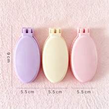 1pc/2pcs/3pcs 2-In-1 Foldable Lens Scalp Massage Comb, Mini Portable Pocket Hair Comb Tool, Foldable Hairbrush For Travel, Outdoor, Sports, Office, School And Daily Care, Practical Beauty Accessory And Graduation Gift - Multicolor - View 13