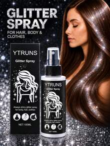 Ytruns 100ml Highlight Glitter Spray, Can Be Used For Body/Hair/Clothes - 1PC - View 2