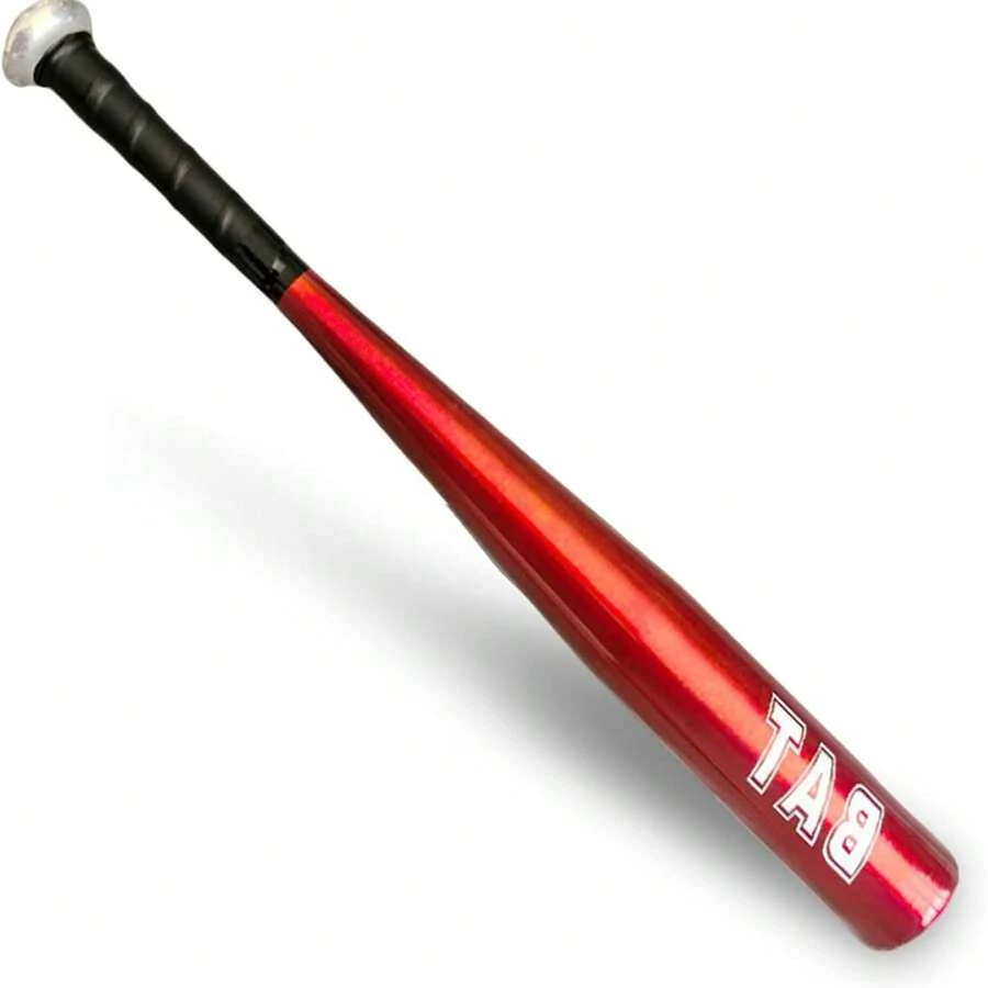 20 Inch Aluminum Alloy Baseball Bat, Lightweight Sturdy Metal Baseball Stick, Portable Training Bat For Youth Adult, Outdoor Sports Practice, Hitting Training Equipment - Red - View 1