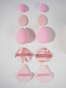 50/3pcs Makeup Sponge Set, Loose Powder Puff, Pressed Powder Puff, Setting Powder Puff, Makeup Sponge, Makeup Sponge, Foundation Mixing Beauty Sponge, Velvet Triangle Powder Puff, Makeup Sponge, Beauty Sponge, Mini Makeup Sponge, Finger Powder Puff, Makeup Tools, Suitable For Facial Setting, Concealer Powder Puff, Loose Powder Puff And Mini Finger Powder Puff, Makeup Beginners, Soft And Skin-Friendly, Suitable For All Skin Types, Blush, Foundation, Cream And Powder Puff, Dry And Wet Powder Puff - Pink - View 15