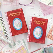 JotBox 100pcs Moonlight Wish Book Memo Pads Grid Pattern Notes For Scrapbooking Diary Material Collage Journal Background - Moonlight Wish Book - View 2