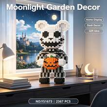 Personalized Creative Halloween Series Collection, 2000+ Pieces, Room Creative Decoration, Desktop Ornament, Halloween Gift, Birthday Gift, Christmas Gift, Graduation Gift, Best Friend Gift, Couple Gift, New Year Gift, Suitable For Everyone - Multi-color/ys1673/Halloween Bear - View 6
