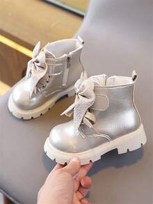 Children's Boots, New Style Single Lining Anti-Slip Casual Boots, Baby Boots - Gold - View 3