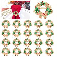 1/3pcs,Christmas Oil Wreath Decoration For Restaurant Tables, Hotel Table Setting For Holiday Parties, Table Decorations For Festive Occasions - Multicolor - View 1