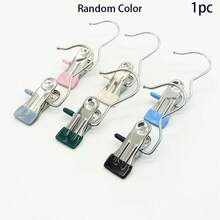 Multifunctional Metal Clips, Heavy Duty Clothes Pegs, Suitable For Closet, Bathroom, Balcony, Space-Saving Home Drying Clips - View 13