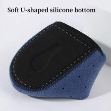 1 Pair New Lettered Perforated Adjustable Heel Protector Sleeve, Built-In Silicone Cushioning Heel Sleeve, Breathable Perforated Anti-Friction Foot Protector, Unisex - Multicolor - View 3
