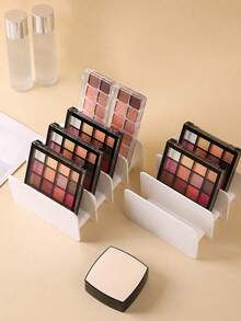 Rak Organizer Meja Multi-Slot Warna Putih, Tempat Penyimpanan Palet Kosmetik untuk Kompak Makeup, Memo Pad, Perencana, Buku, Kartu, File, Ponsel, Tablet & Perlengkapan Meja, Meja Kantor, Kamar Tidur, Ruang Tamu, Ruang Kecantikan, Hadiah Ulang Tahun, Liburan & Pesta Rumah Baru - MultiWarna - View 9