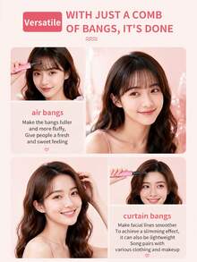 Wireless Mini Straightening Comb, Smart Temperature Control, 800mAh Battery, 14cm Pocket Size Design, Heat-Resistant Ceramic Glazed Bristles, Creates Smooth Frizz-Free Hair, 18W Fast Styling, Suitable For Daily Portable Hair Care - Multicolor - View 6
