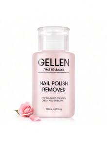 Gellen 指甲油卸除液 180ml，不含丙酮，適用於快乾指甲油，溫和按壓式瓶蓋，高效透明指甲油卸除液，茉莉、牛奶、玫瑰香調 - 彩色 - 查看 13