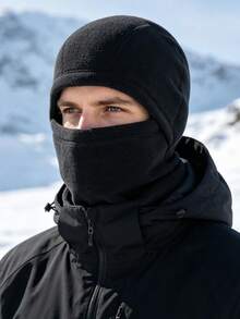 1pc Autumn/Winter Warm Cycling Face Mask, Windproof Ear Protection Head Cover, Cold-Proof Outdoor Mask, Motorcycle Accessory, Essential For Off-Road Riding - Multicolor - View 6