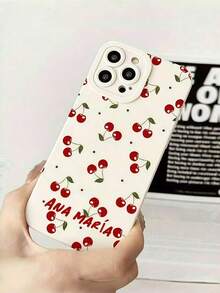 Funda para teléfono personalizada con diseño de marco de fotos, TPU suave, resistente a los golpes, mate, compatible con Apple, iPhones, adecuada para mujeres. - Blanco - Ver 6