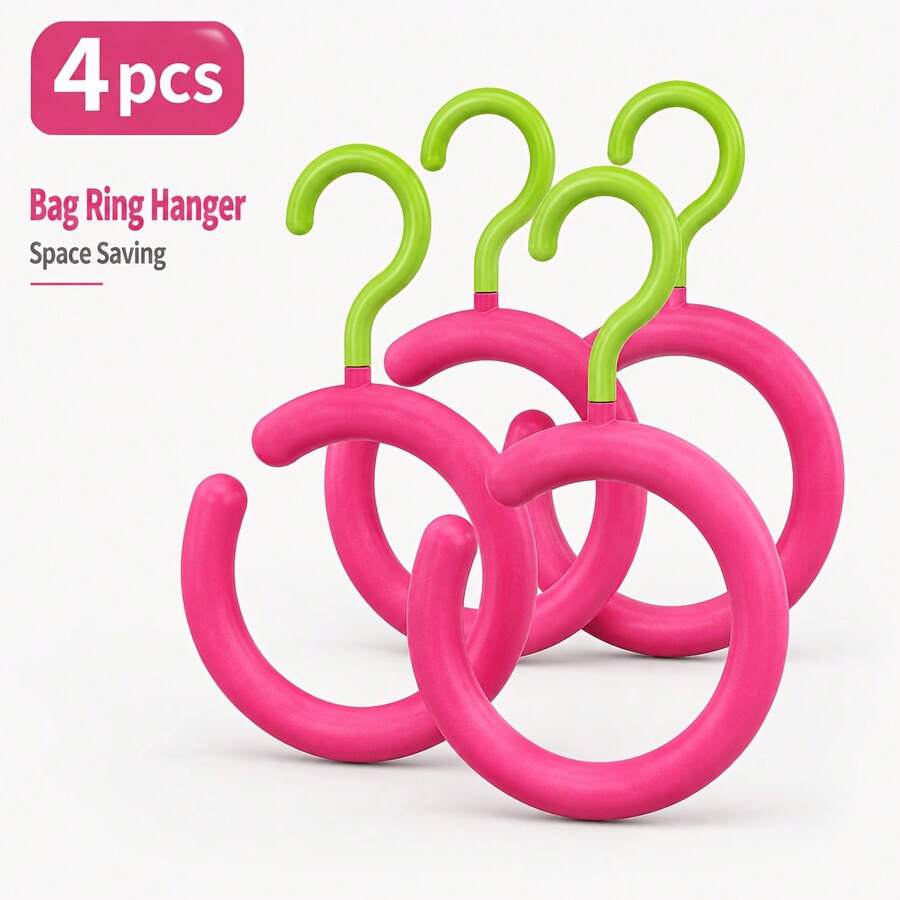 Handbag Hook And Wallet Storage Rack, 6-Prong Vertical Space-Saving Multi-Function Hanging Storage Rack, Suitable For Bags, Accessories And Hats, Durable Closet Rod Hook, Suitable For Wardrobe Use - Multicolor - View 1