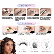 Lem Bulu Mata dan Larutan Pengatur 2-in-1 Hypoallergenic dengan Daya Rekat Tahan Lama 72 Jam, 1/2/3 Kemasan, Bebas Lateks, Tahan Air, Cocok untuk Bulu Mata Cluster DIY, Bulu Mata Palsu Buatan Sendiri, Alat Rias, Campuran. - Berwarna merah muda - View 11