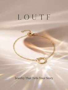 1pc Women's Starry Sky Bracelet, Anniversary Birthday Gift Jewelry - Gold - View 1